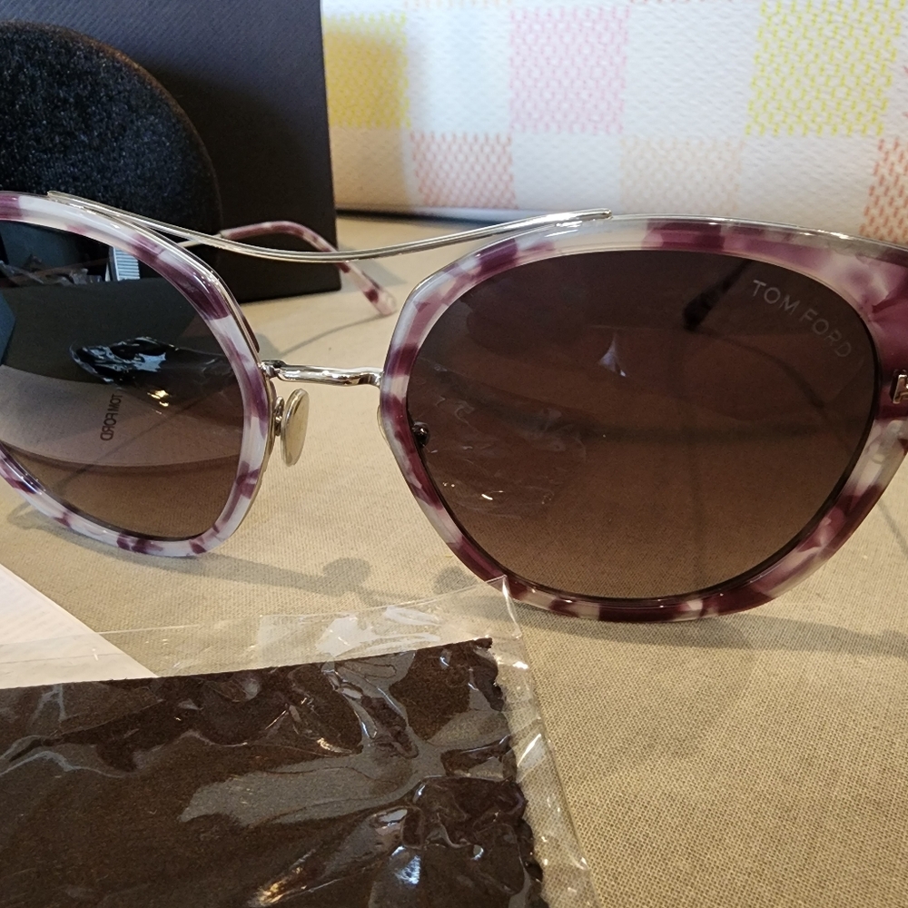 Tom Ford Women's Metal Lilac Sunglasses